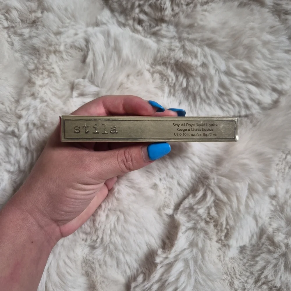 Stila Stay All Day Liquid Lipstick Fiery 3 mL Full Size New NIB BNIB Makeup Lipp